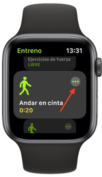 entrenos cambiar de millas a km 1