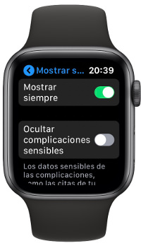 activar ocultar complicaciones sensibles 2