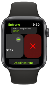 deslizar eliminar entrenos 1