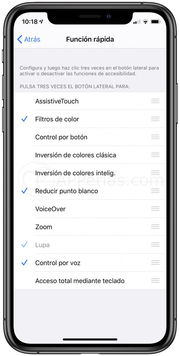 Configura las funciones rápidas del iPhone Configura las funciones rápidas del iPhone