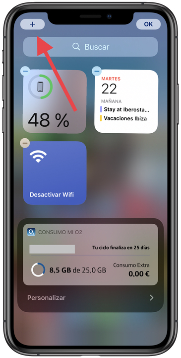 Editar nuevos widgets