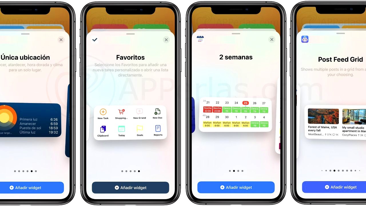 TOP APPS con Widgets para iPhone TOP APPS con Widgets para iPhone