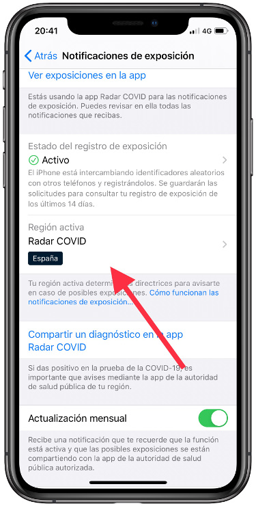 app notificaciones de exposición 2