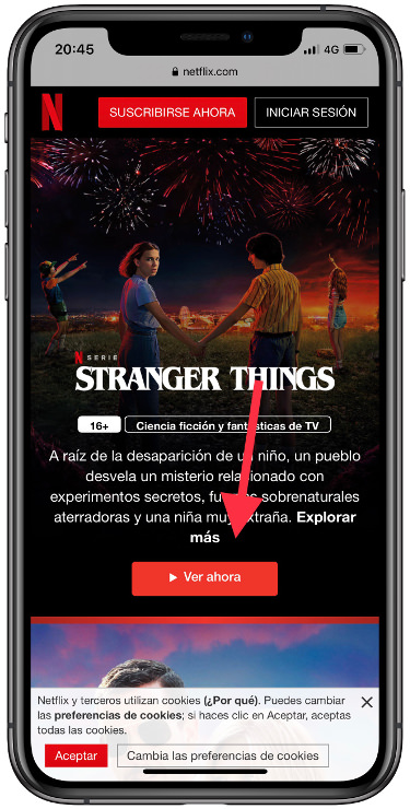 seleccionar gratis de Netflix 1