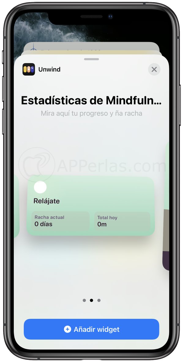 Widget de relajación Widget de relajación