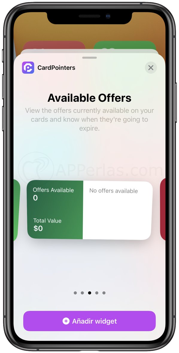 Widgets de CardPointers Widgets de CardPointers