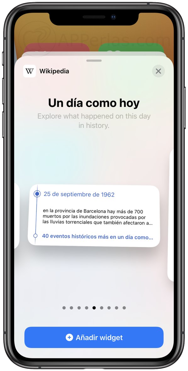 Widgets de la app Wikipedia Widgets de la app Wikipedia