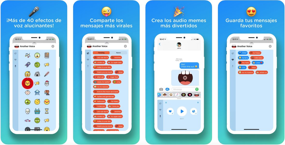 Interfaz de Another Voice Changer Interfaz de Another Voice Changer