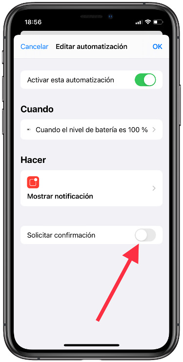 desactivar iPhone esté cargado 5