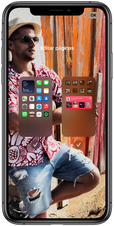 ocultar la pantalla de inicio 2