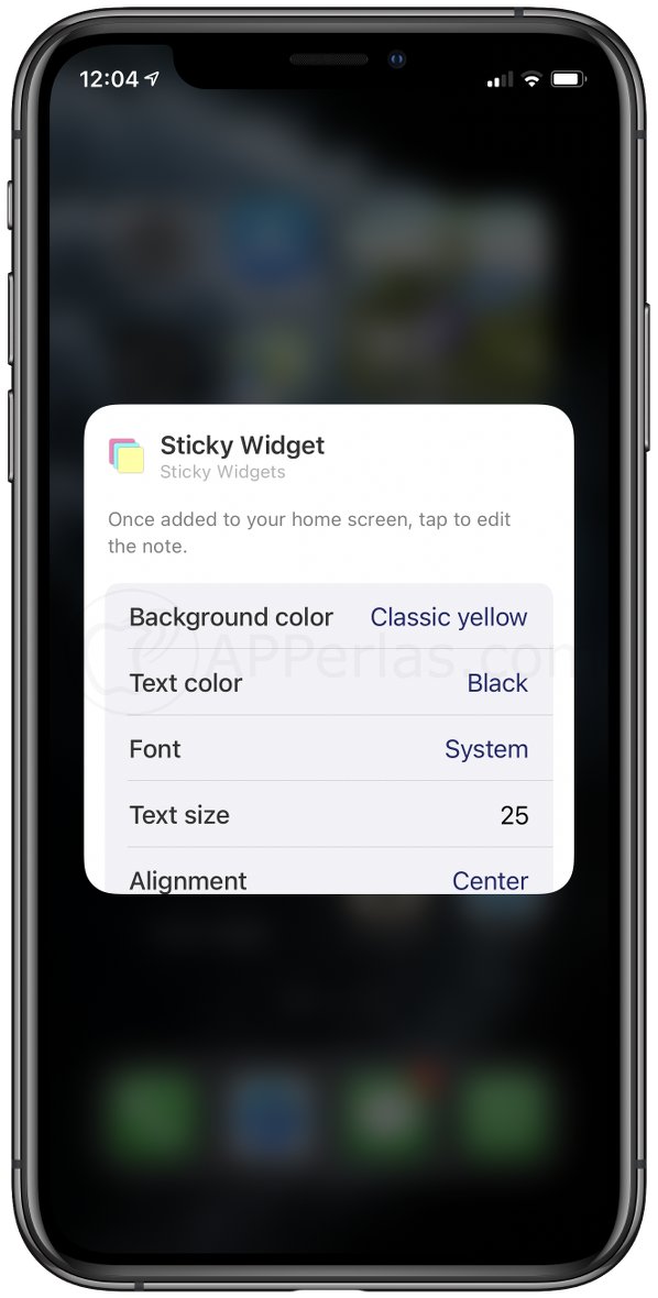 Edita el Widget a tu antojo