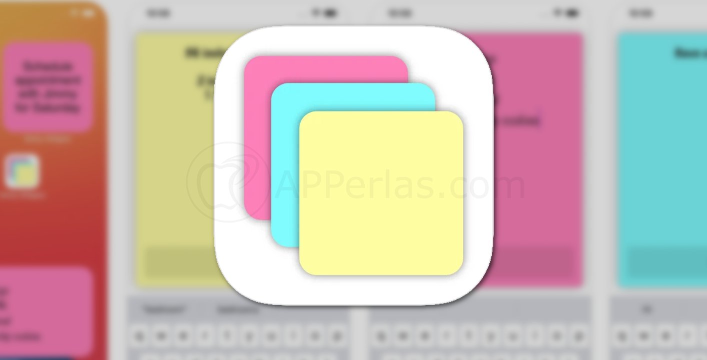 Widget Post-it para iPhone