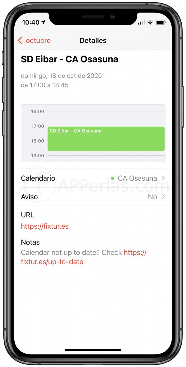 Eventos agregados al calendario Eventos agregados al calendario