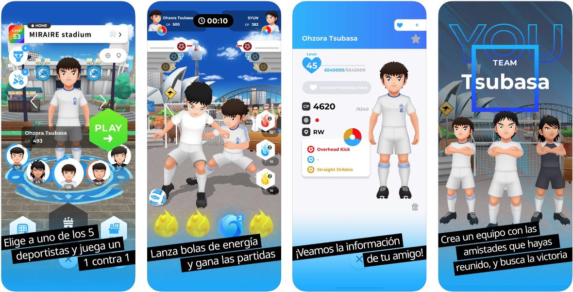Capturas del juego de Oliver y Benji en AR Capturas del juego de Oliver y Benji en AR