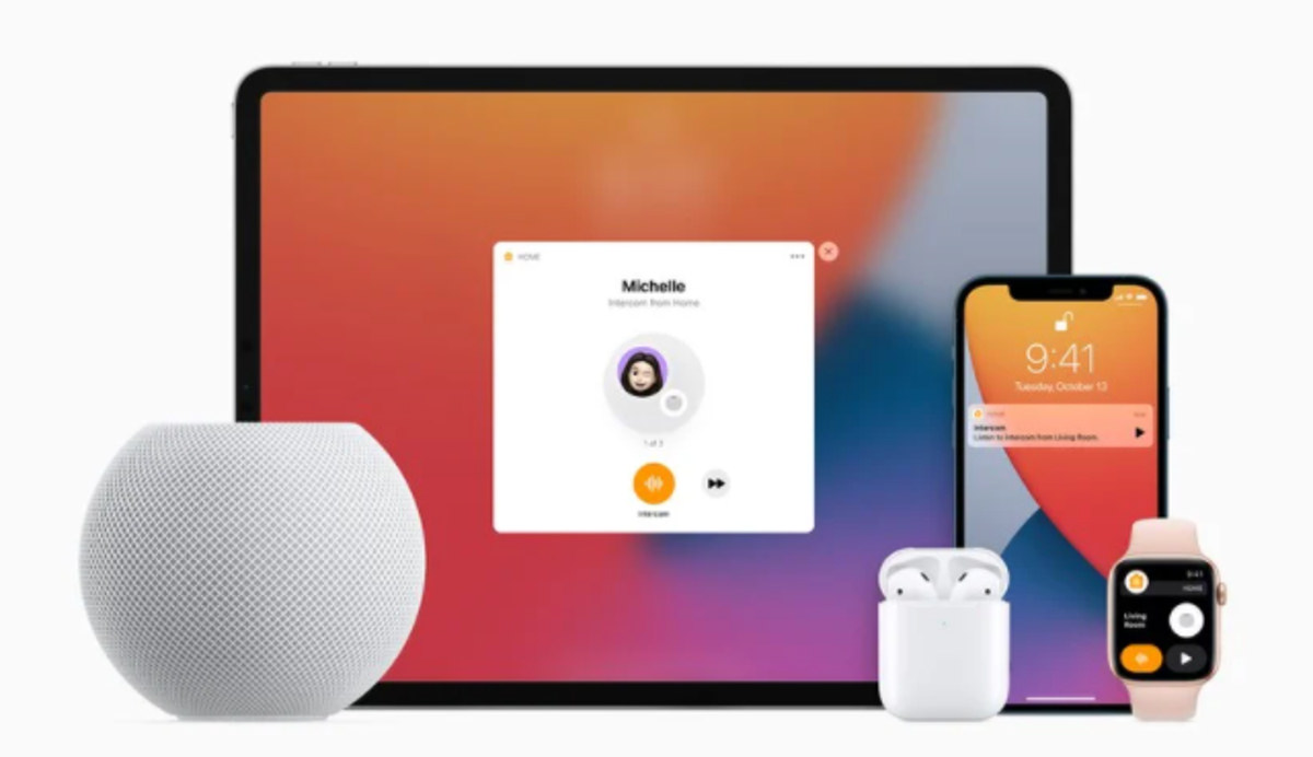 intercomunicador del HomePod