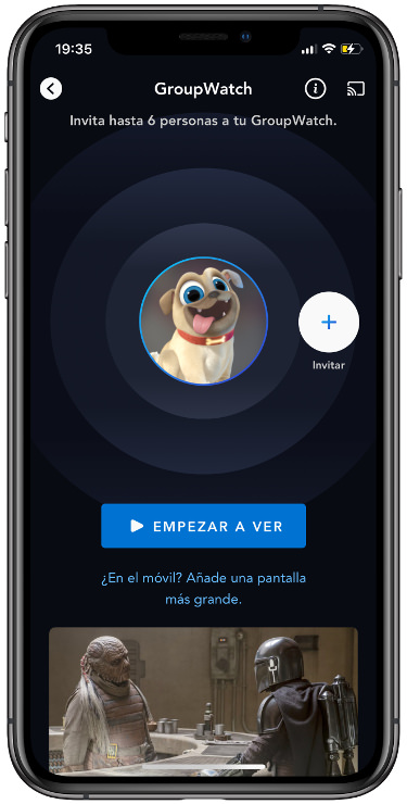 invitar grupo en Disney 2
