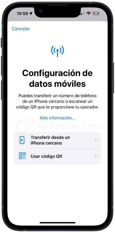 Sigue los pasos para agregar la eSIM Sigue los pasos para agregar la eSIM