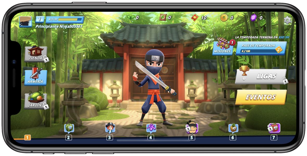 Menú de Fruti Ninja 2 Menú de Fruti Ninja 2