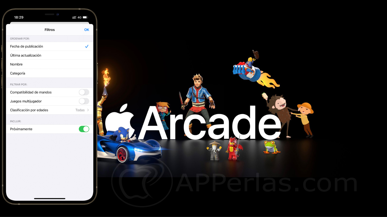 filtros de búsqueda en Apple Arcade filtros de búsqueda en Apple Arcade