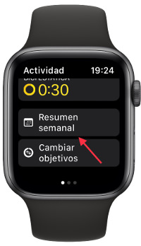 app resumen semanal de actividad 1
