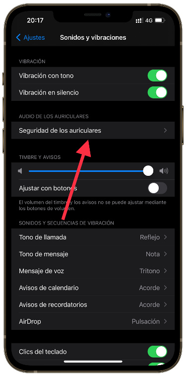 seguridad reducir los sonidos fuertes 1