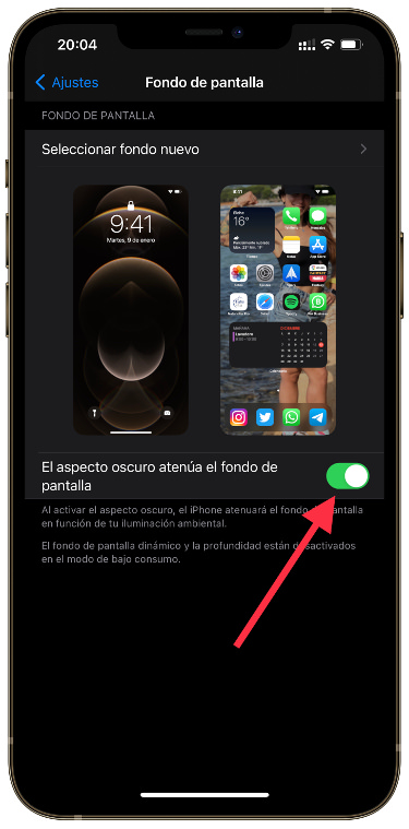 atenuar el fondo de pantalla 1