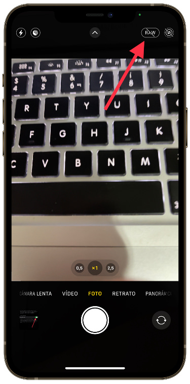 desactivar Apple ProRAW 2