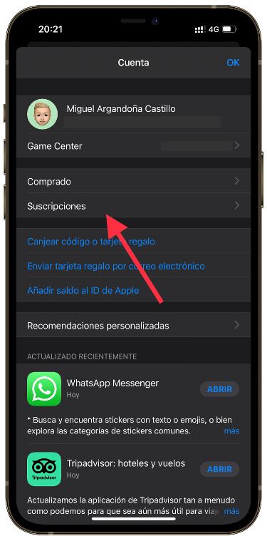 app store compartir las suscripciones 1