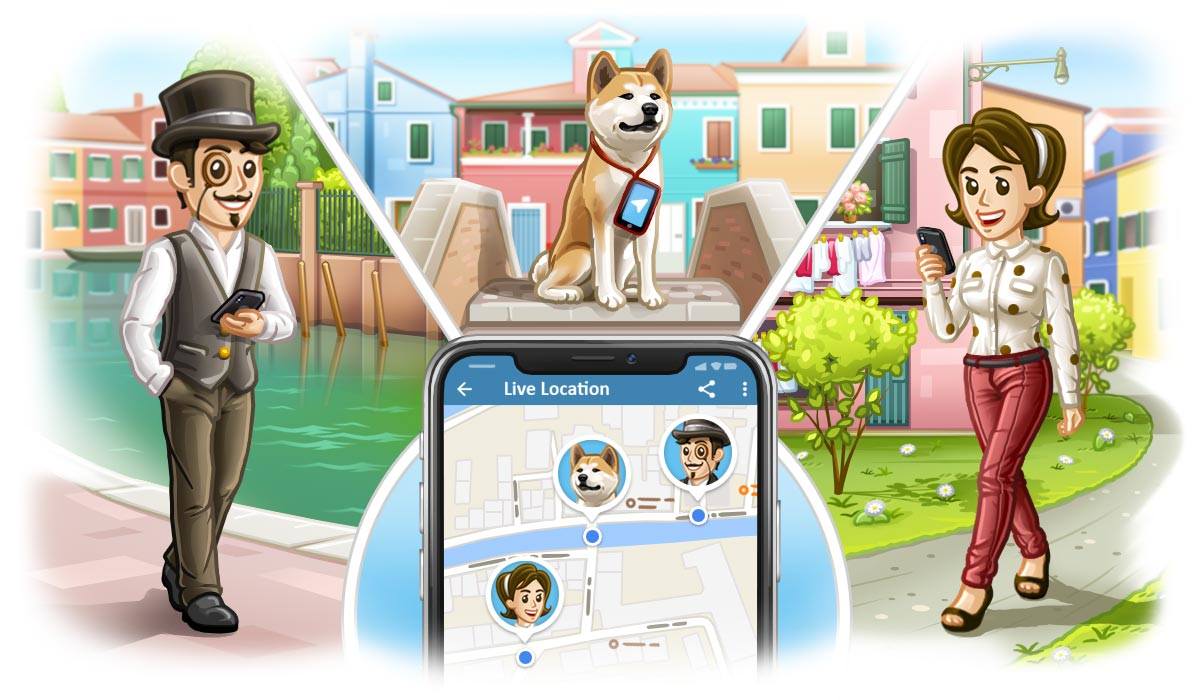 ubicación en tiempo real por Telegram ubicación en tiempo real por Telegram