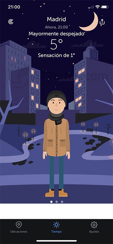 weather fit app del tiempo iphone ipad 1