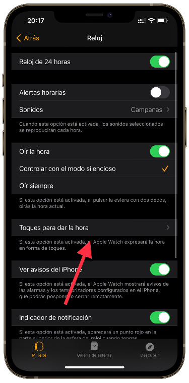 Configurar hora en código morse 1