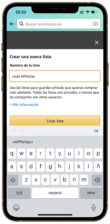 nombrar crear listas de deseo en Amazon 2