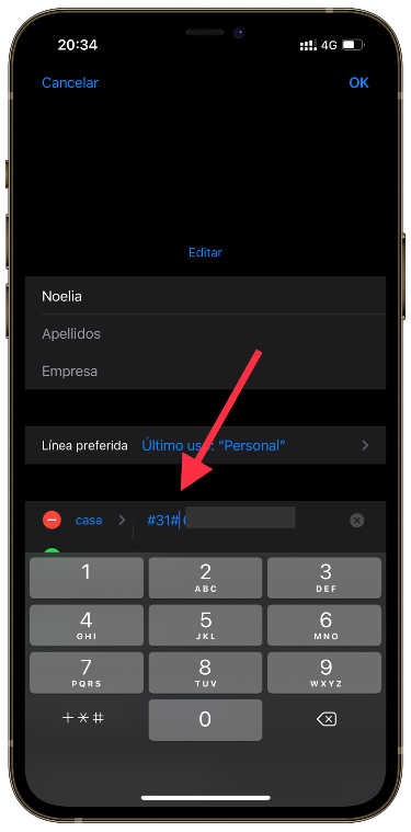 prefijo ocultar la foto 1