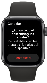 restaurar cualquier Apple Watch 1