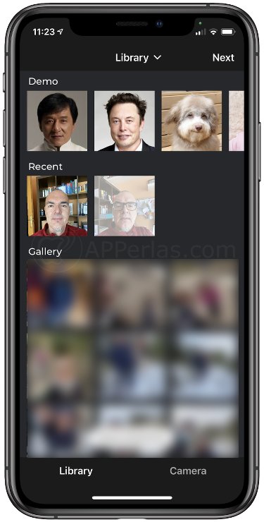 Elige si usar una foto hecha o realizar una Elige si usar una foto hecha o realizar una