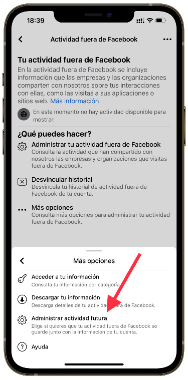 desactivar Facebook nos espía 3