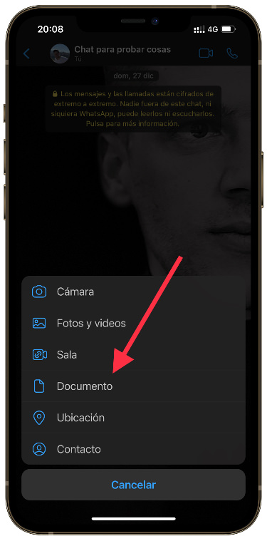 documento compartir una carpeta de iCloud 2