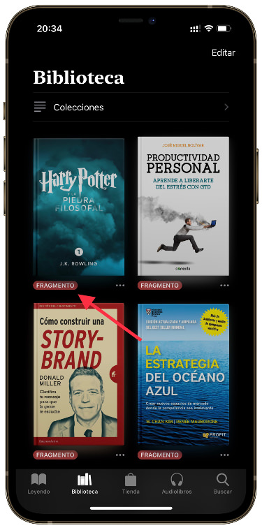 ejemplo añadir libros a tu lista de lectura 2