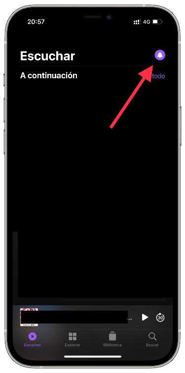 campana notificación con capítulos nuevos 1