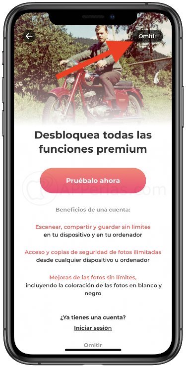 Omite este paso de suscripción