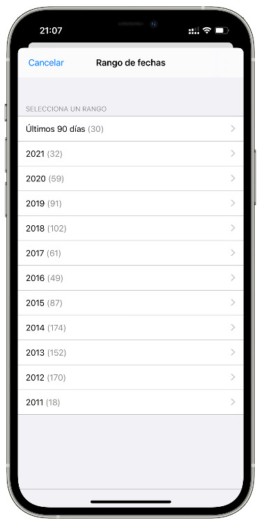 tiempo historial de compras 3