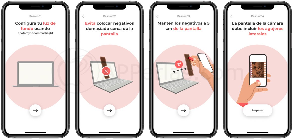Pasos para revelar fotos de negativos