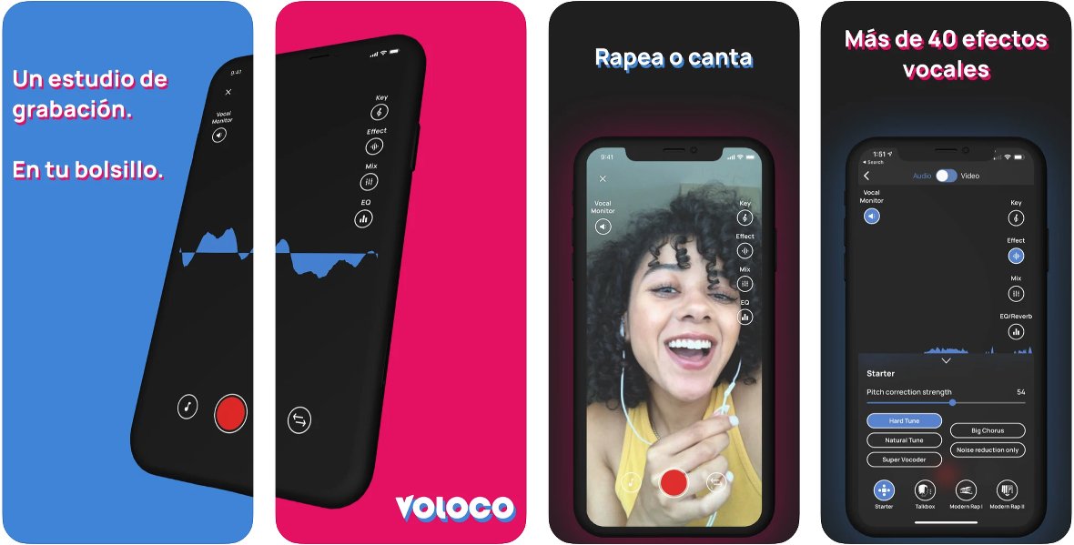 App Voloco para iPhone App Voloco para iPhone