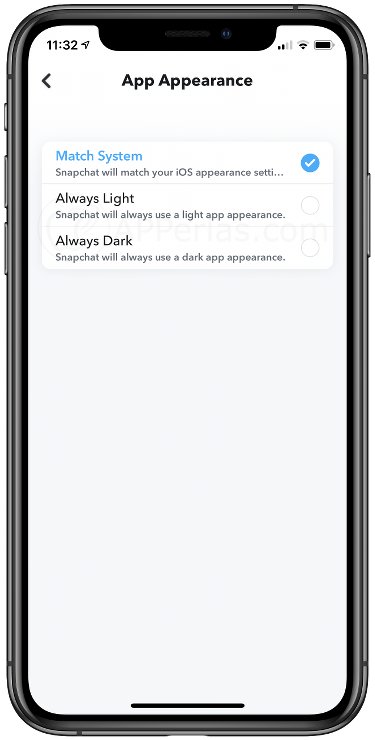 Activa el modo oscuro en Snapchat Activa el modo oscuro en Snapchat