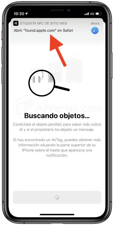 Accediendo a información del Airtag perdido Accediendo a información del Airtag perdido