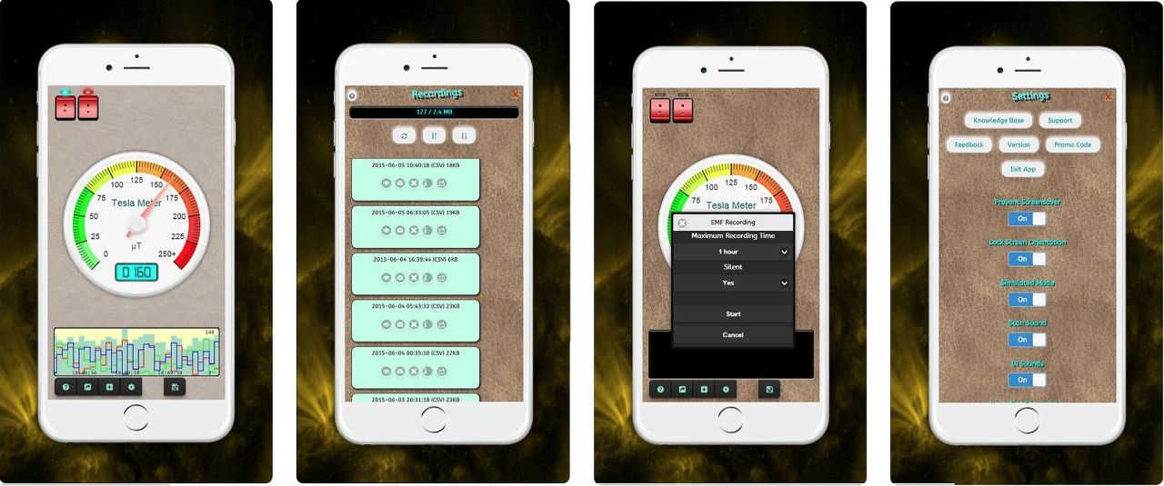 Capturas de app detector de metales Capturas de app detector de metales