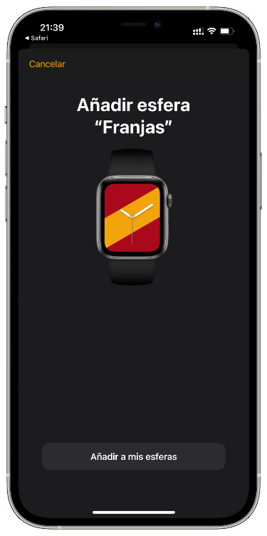 añadir esfera con la bandera 2