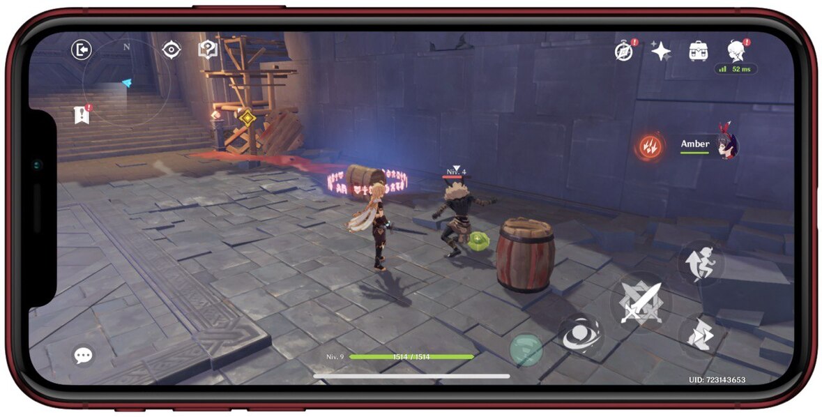 Combate en Genshin Impact