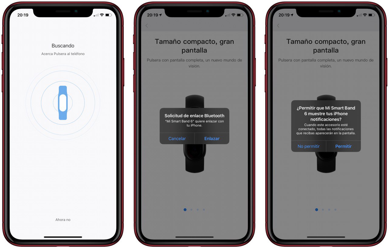 Mi band 6, enlazando Mi band 6, enlazando