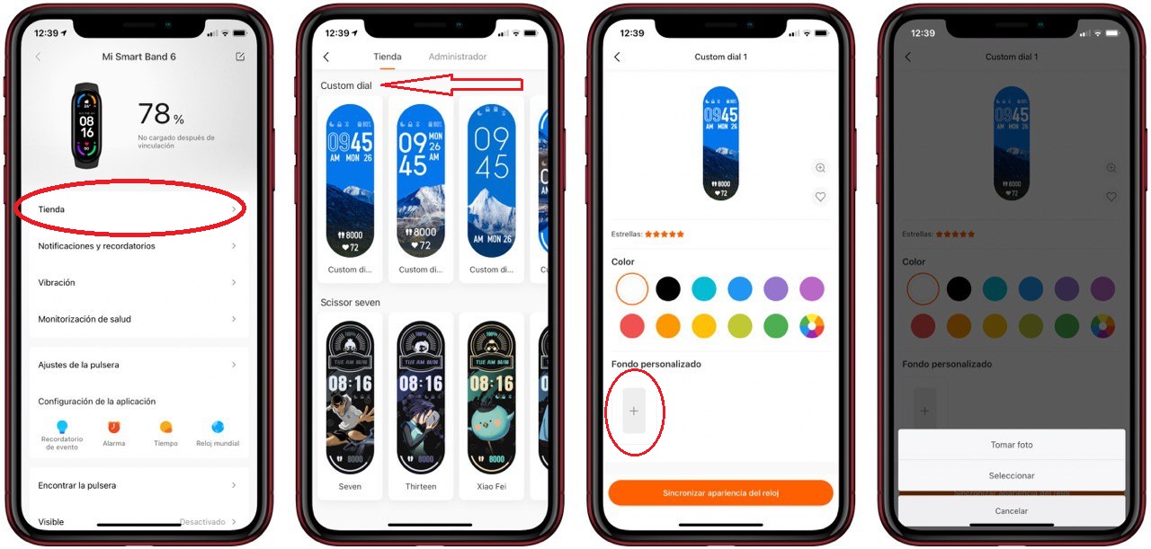 Personalizar Watchface en Mi Band 6 Personalizar Watchface en Mi Band 6